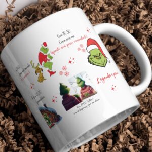 tazza natalizia “agenda del grinch” – edizione limitata