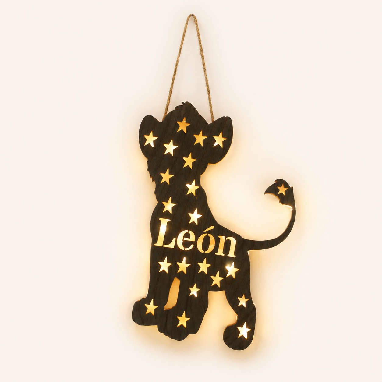 Lampada personalizzata in legno – modello León