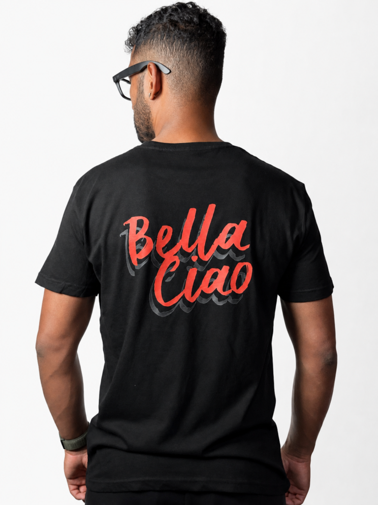 T-Shirt Bella Ciao – Nera